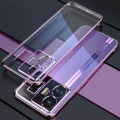 Coque Ultra Fine TPU Souple Housse Etui Transparente H01 pour Realme GT Neo5 5G Violet