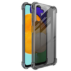 Coque Ultra Fine TPU Souple Housse Etui Transparente H01 pour Samsung Galaxy A04s Gris