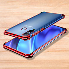 Coque Ultra Fine TPU Souple Housse Etui Transparente H01 pour Samsung Galaxy A8s SM-G8870 Rouge