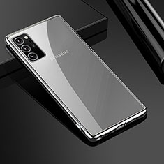 Coque Ultra Fine TPU Souple Housse Etui Transparente H01 pour Samsung Galaxy Note 20 Ultra 5G Argent