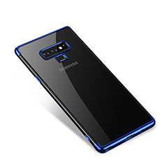 Coque Ultra Fine TPU Souple Housse Etui Transparente H01 pour Samsung Galaxy Note 9 Bleu