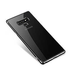Coque Ultra Fine TPU Souple Housse Etui Transparente H01 pour Samsung Galaxy Note 9 Noir