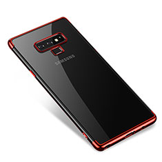 Coque Ultra Fine TPU Souple Housse Etui Transparente H01 pour Samsung Galaxy Note 9 Rouge