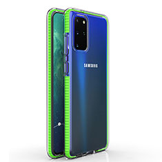 Coque Ultra Fine TPU Souple Housse Etui Transparente H01 pour Samsung Galaxy S20 Plus 5G Vert
