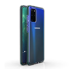 Coque Ultra Fine TPU Souple Housse Etui Transparente H01 pour Samsung Galaxy S20 Plus Gris Fonce