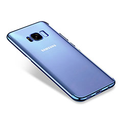 Coque Ultra Fine TPU Souple Housse Etui Transparente H01 pour Samsung Galaxy S8 Plus Bleu