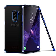 Coque Ultra Fine TPU Souple Housse Etui Transparente H01 pour Samsung Galaxy S9 Plus Bleu