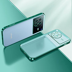 Coque Ultra Fine TPU Souple Housse Etui Transparente H01 pour Vivo X Note Vert