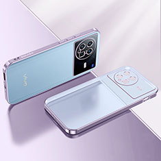 Coque Ultra Fine TPU Souple Housse Etui Transparente H01 pour Vivo X Note Violet