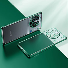 Coque Ultra Fine TPU Souple Housse Etui Transparente H01 pour Vivo X90 Pro+ Plus 5G Vert