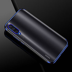 Coque Ultra Fine TPU Souple Housse Etui Transparente H01 pour Xiaomi CC9e Bleu