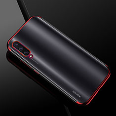 Coque Ultra Fine TPU Souple Housse Etui Transparente H01 pour Xiaomi CC9e Rouge