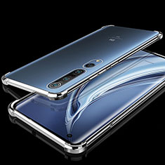 Coque Ultra Fine TPU Souple Housse Etui Transparente H01 pour Xiaomi Mi 10 Pro Argent
