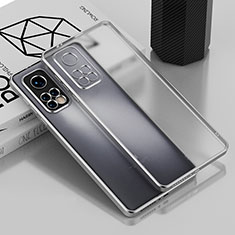 Coque Ultra Fine TPU Souple Housse Etui Transparente H01 pour Xiaomi Mi 10T 5G Argent