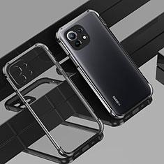 Coque Ultra Fine TPU Souple Housse Etui Transparente H01 pour Xiaomi Mi 11 Lite 4G Noir