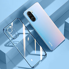 Coque Ultra Fine TPU Souple Housse Etui Transparente H01 pour Xiaomi Mi 11i 5G Bleu