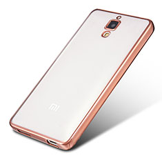 Coque Ultra Fine TPU Souple Housse Etui Transparente H01 pour Xiaomi Mi 4 LTE Or Rose