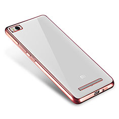 Coque Ultra Fine TPU Souple Housse Etui Transparente H01 pour Xiaomi Mi 4i Or Rose