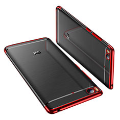 Coque Ultra Fine TPU Souple Housse Etui Transparente H01 pour Xiaomi Mi 5S 4G Rouge
