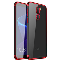Coque Ultra Fine TPU Souple Housse Etui Transparente H01 pour Xiaomi Mi 5S Plus Rouge