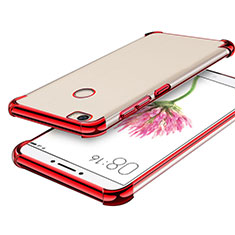 Coque Ultra Fine TPU Souple Housse Etui Transparente H01 pour Xiaomi Mi Max Rouge