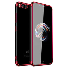 Coque Ultra Fine TPU Souple Housse Etui Transparente H01 pour Xiaomi Mi Note 3 Rouge