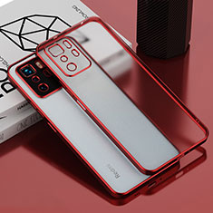 Coque Ultra Fine TPU Souple Housse Etui Transparente H01 pour Xiaomi Poco X3 GT 5G Rouge
