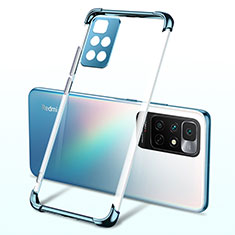 Coque Ultra Fine TPU Souple Housse Etui Transparente H01 pour Xiaomi Redmi 10 4G Bleu
