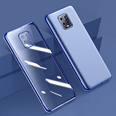 Coque Ultra Fine TPU Souple Housse Etui Transparente H01 pour Xiaomi Redmi 10X Pro 5G Bleu