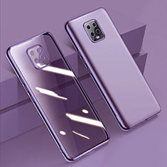 Coque Ultra Fine TPU Souple Housse Etui Transparente H01 pour Xiaomi Redmi 10X Pro 5G Violet