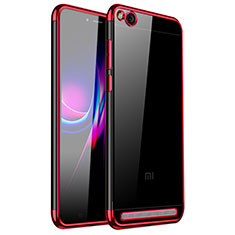 Coque Ultra Fine TPU Souple Housse Etui Transparente H01 pour Xiaomi Redmi 5A Rouge