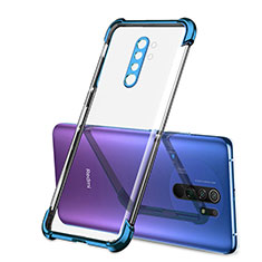 Coque Ultra Fine TPU Souple Housse Etui Transparente H01 pour Xiaomi Redmi 9 Bleu
