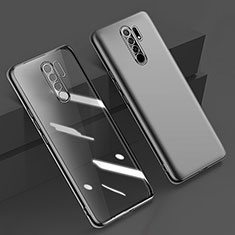Coque Ultra Fine TPU Souple Housse Etui Transparente H01 pour Xiaomi Redmi 9 Prime India Noir