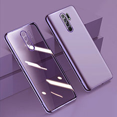 Coque Ultra Fine TPU Souple Housse Etui Transparente H01 pour Xiaomi Redmi 9 Prime India Violet