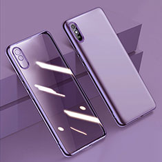 Coque Ultra Fine TPU Souple Housse Etui Transparente H01 pour Xiaomi Redmi 9AT Violet