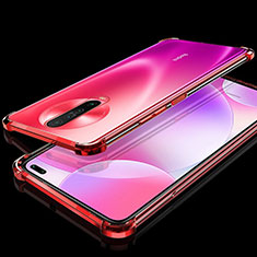 Coque Ultra Fine TPU Souple Housse Etui Transparente H01 pour Xiaomi Redmi K30 4G Rouge