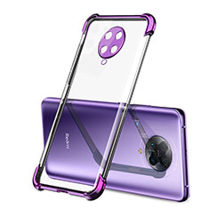 Coque Ultra Fine TPU Souple Housse Etui Transparente H01 pour Xiaomi Redmi K30 Pro Zoom Violet