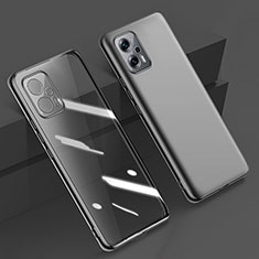 Coque Ultra Fine TPU Souple Housse Etui Transparente H01 pour Xiaomi Redmi Note 11T Pro 5G Noir