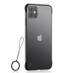Coque Ultra Fine TPU Souple Housse Etui Transparente H02 pour Apple iPhone 11 Noir