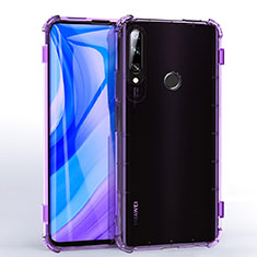 Coque Ultra Fine TPU Souple Housse Etui Transparente H02 pour Huawei Enjoy 10 Plus Violet