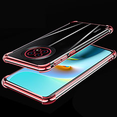 Coque Ultra Fine TPU Souple Housse Etui Transparente H02 pour Huawei Enjoy 20 Plus 5G Or Rose