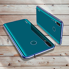 Coque Ultra Fine TPU Souple Housse Etui Transparente H02 pour Huawei Enjoy 9 Plus Bleu