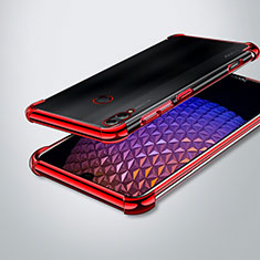 Coque Ultra Fine TPU Souple Housse Etui Transparente H02 pour Huawei Enjoy Max Rouge