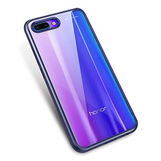 Coque Ultra Fine TPU Souple Housse Etui Transparente H02 pour Huawei Honor 10 Bleu