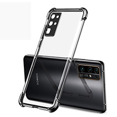 Coque Ultra Fine TPU Souple Housse Etui Transparente H02 pour Huawei Honor 30 Noir