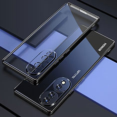 Coque Ultra Fine TPU Souple Housse Etui Transparente H02 pour Huawei Honor 70 5G Noir