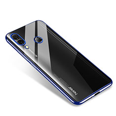Coque Ultra Fine TPU Souple Housse Etui Transparente H02 pour Huawei Honor Note 10 Bleu