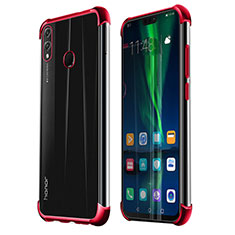 Coque Ultra Fine TPU Souple Housse Etui Transparente H02 pour Huawei Honor V10 Lite Rouge