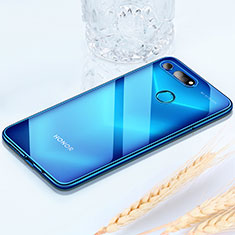 Coque Ultra Fine TPU Souple Housse Etui Transparente H02 pour Huawei Honor V20 Bleu