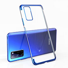 Coque Ultra Fine TPU Souple Housse Etui Transparente H02 pour Huawei Honor V30 Pro 5G Bleu